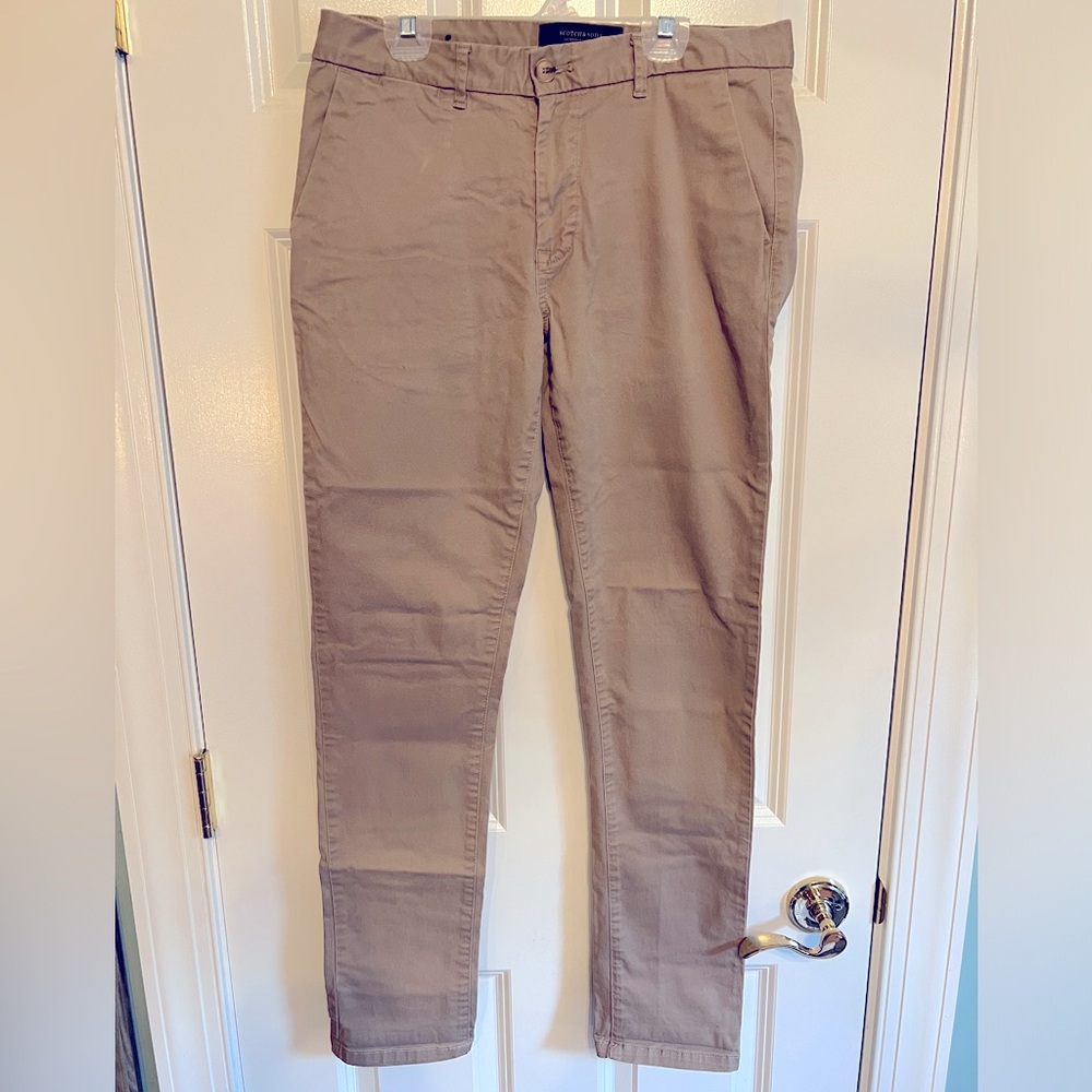 Scotch & Soda Stuart Chino Men’s 29”/32” in Khaki Colorway